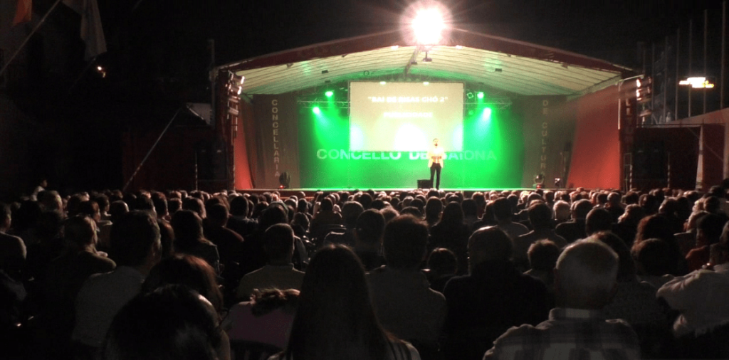 Rafa Durán cómico improvisador Galicia